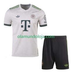 Camisola Bayern de Munique Octoberfest Criança Equipamento Primeiro 2025-2026 Manga Curta